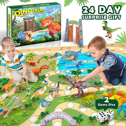 Adventskalender Dinosaurier Spielzeug Set 24 Tage Countdown