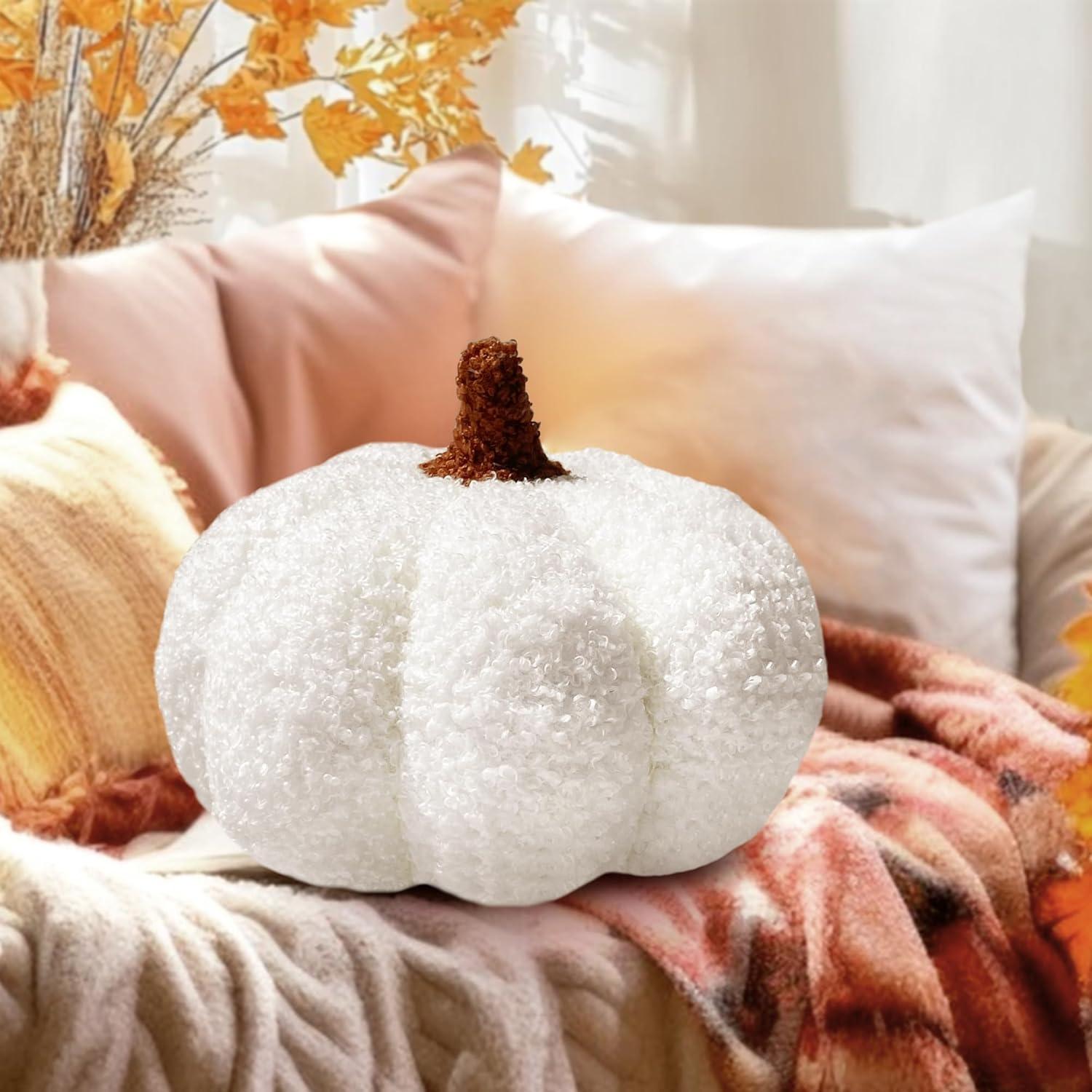 Kürbis Kissen Deko Sofakissen Halloween Herbst 20cm