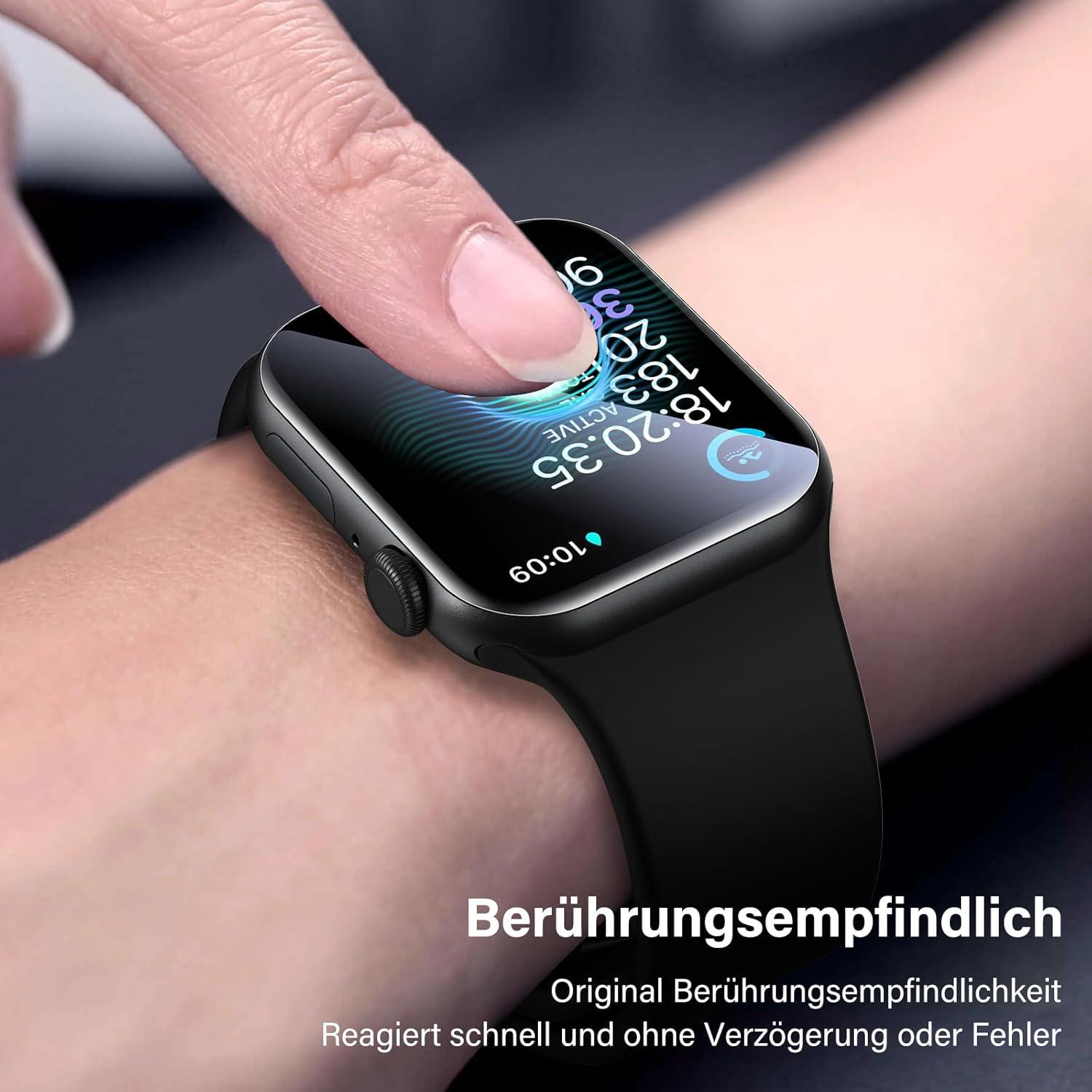 Panzerfolie Apple Watch SE/6/5/4 40mm 2er Pack 7H Schutzfolie