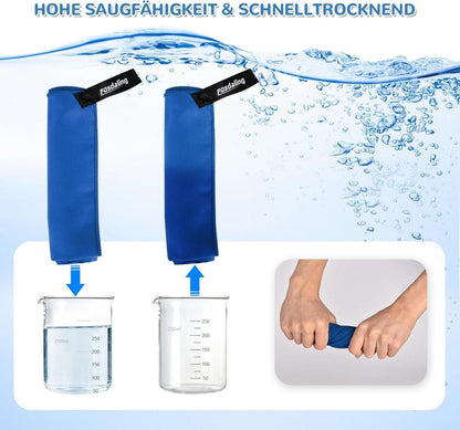 3er Set Mikrofaser Handtuch | Schnelltrocknend Strandtuch Fitness & Sport