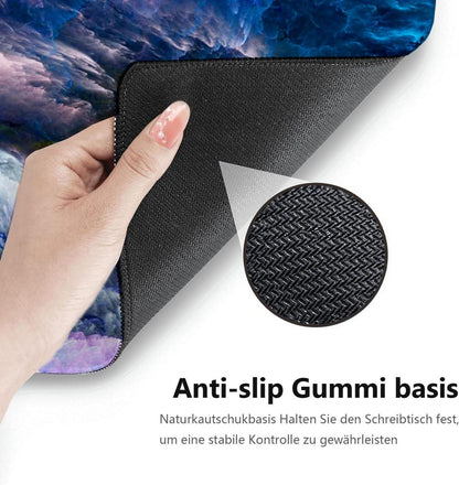 Gaming Mauspad XL 800x300mm Sternennebe Wasserdicht Rutschfest
