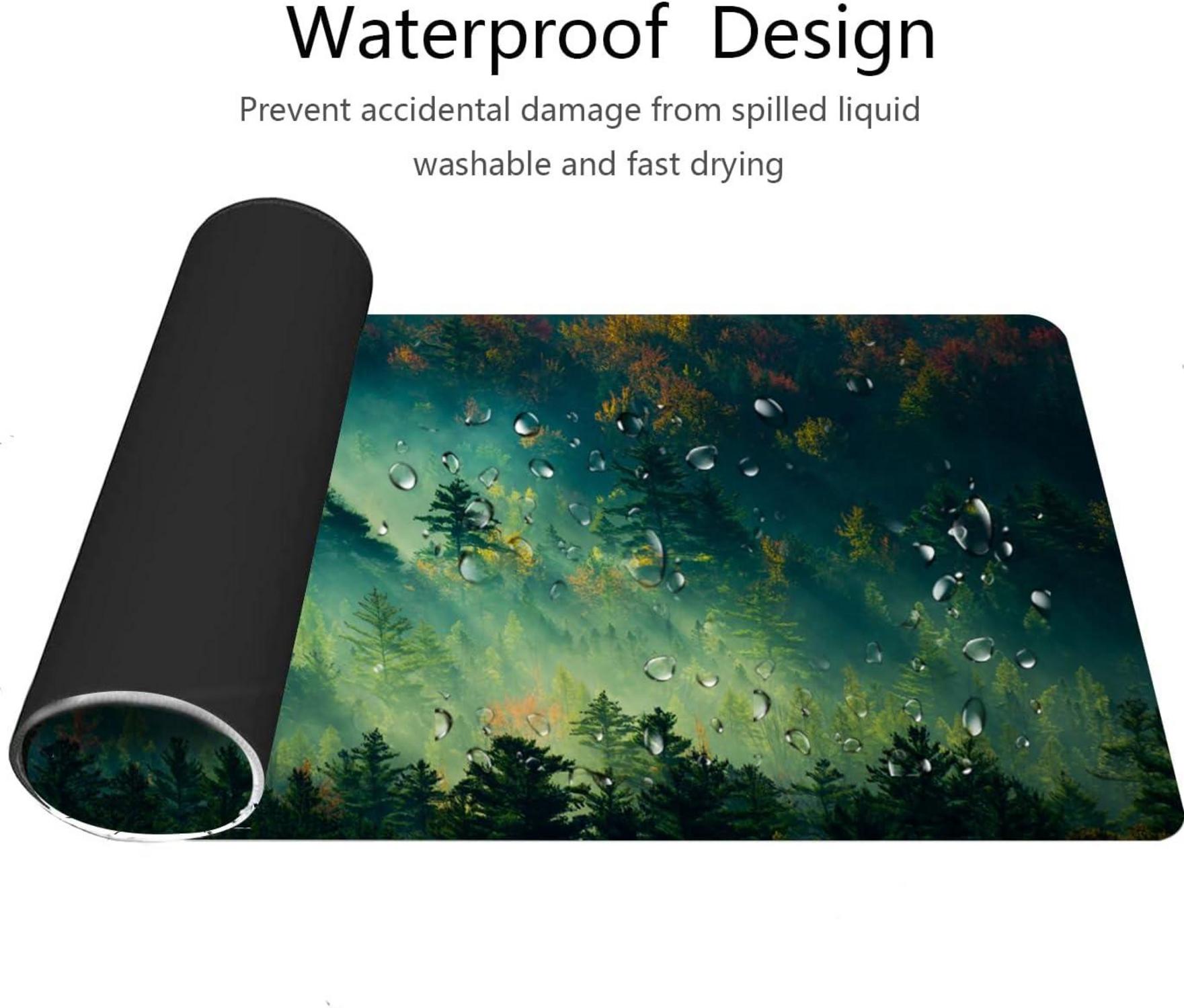 Gaming Mauspad XL 800x300mm Vernähte Kanten Wasserdicht Anti-Rutsch