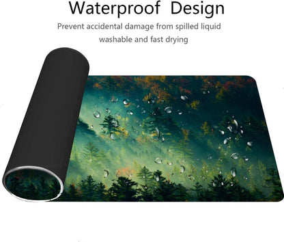 Gaming Mauspad XL 800x300mm Vernähte Kanten Wasserdicht Anti-Rutsch