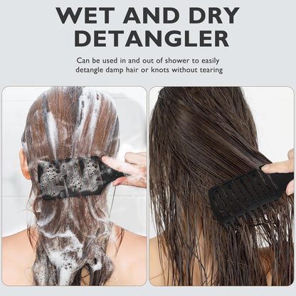 BESTOOL Haarbürste für Damen, Herren, Kinder - Entwirrkamm für glattes, lockiges, nasses Haar - Entwirrungsbürste