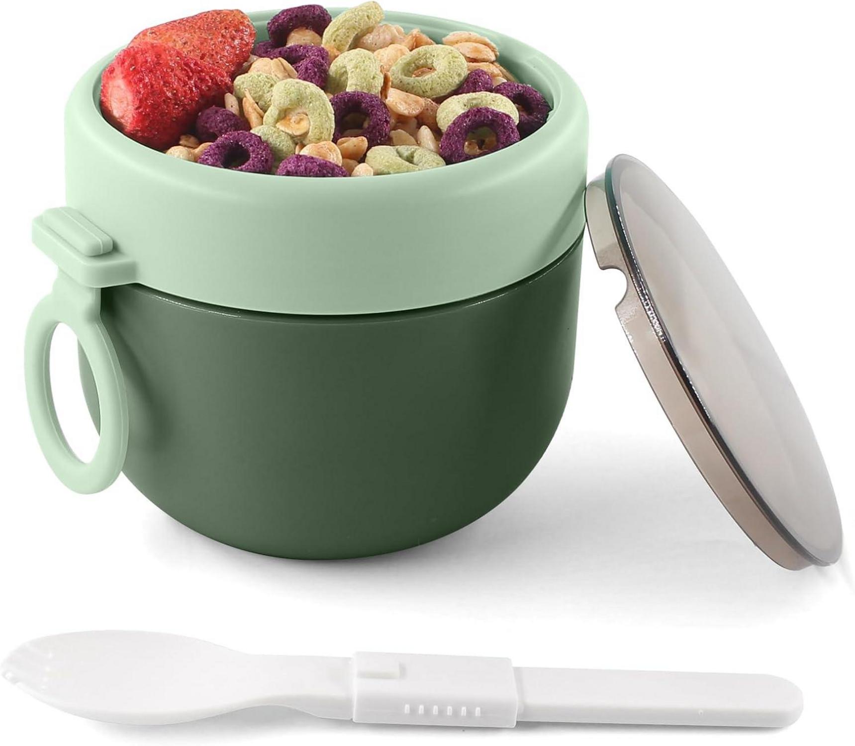 Müslibecher to go Kinder Lunchbox Joghurt Snackbox 650ml