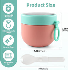 Joghurtbecher to go Müslibecher Kinder Lunchbox 650ml