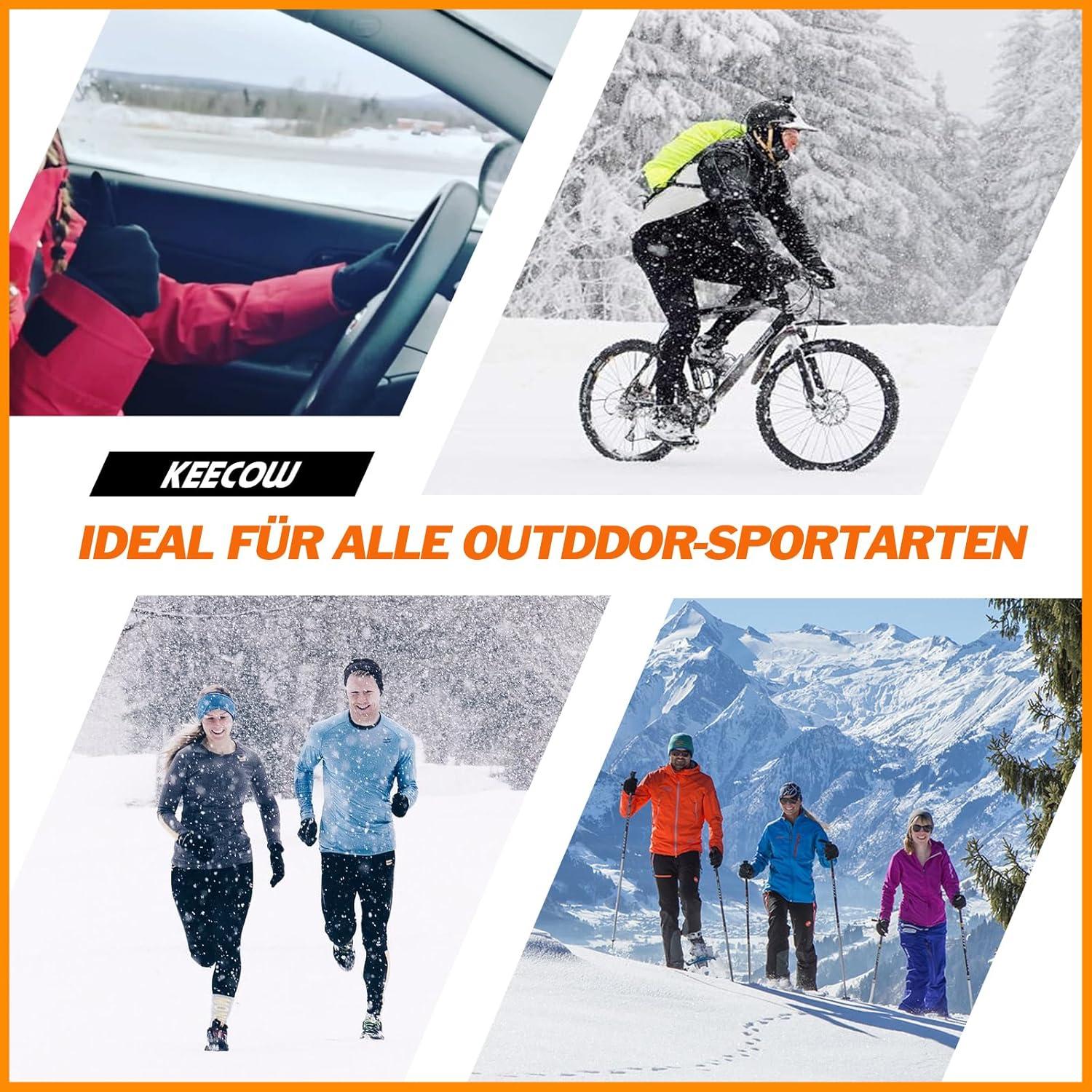 Winterhandschuhe Herren Damen wasserdichte Touchscreen Winddicht