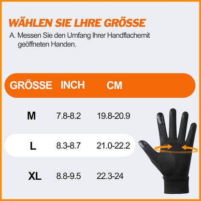 Bobelle Winter Fahrradhandschuhe Herren Damen warm wasserdicht Winddicht
