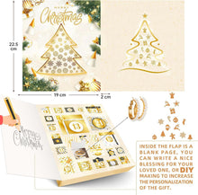 Schmuck Adventskalender 2024 für Frauen Mädchen Goldene 24
