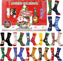 Adventskalender Männer Socken 2024 Weihnachtssocken Wihnachtskalender