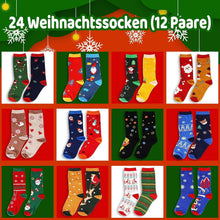 Adventskalender Männer Socken 2024 Weihnachtskalender 43-46