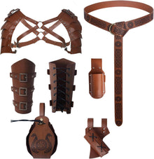 Mittelalterliches Herren-Accessoires-Set Halloween Karneval
