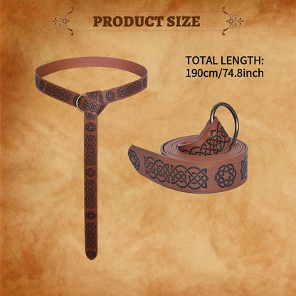 Mittelalter Herren Kostüm-Set Viking Ritter Accessoires