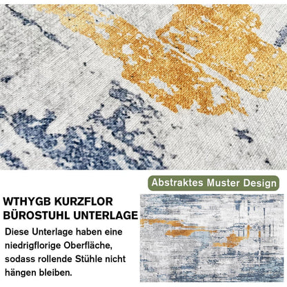 Bürostuhl Unterlage Bodenschutzmatte Hartböden 90x150cm