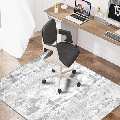 Bürostuhl Unterlage 90x150cm Gaming Stuhlmatte Grau rutschfest