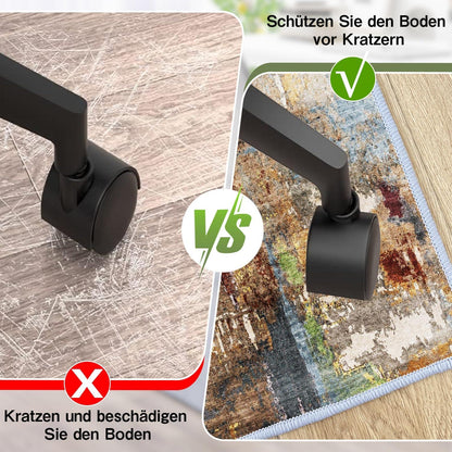 Bürostuhl Unterlage Bodenschutzmatte Hartböden 90x120cm Gaming Stuhlmatten rutschfest