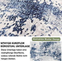 Bodenschutzmatte Bürostuhl Unterlage 90x120cm Kratzfest