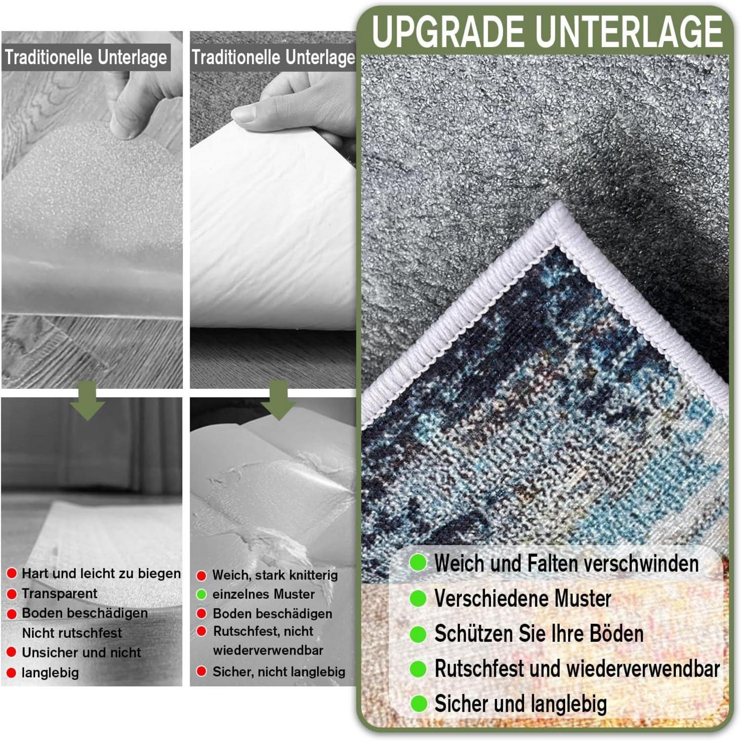Bürostuhl Unterlage 90x120cm Bodenschutzmatte Hartböden Gaming Stuhlmatte
