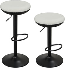 Barhocker Set Höhenverstellbar Drehbare Küchenhocker mit Rückenlehne