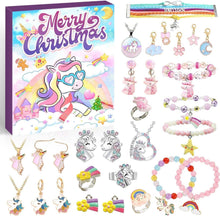 Adventskalender Mädchen Einhorn Schmuck Weihnachts Countdown