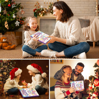 Adventskalender Mädchen 2024 Einhorn Schmuck Weihnachtskalender 24
