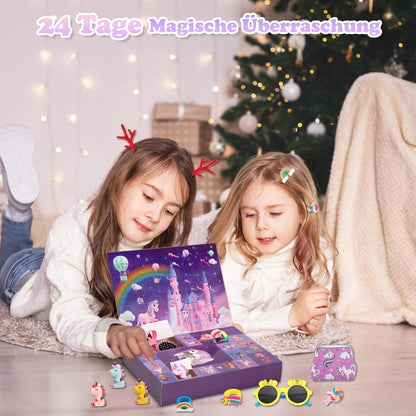 Adventskalender 2024 Mädchen Schmuckspielzeug 24 Tage