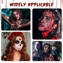 SFX Makeup Kit Halloween schminke set + Kunstblut & 6 Farben