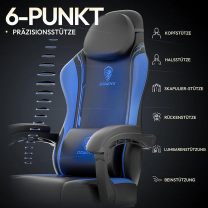 Gaming Stuhl Racing Gamer Chair Lendenwirbelstütze PC Hinlegen 150KG