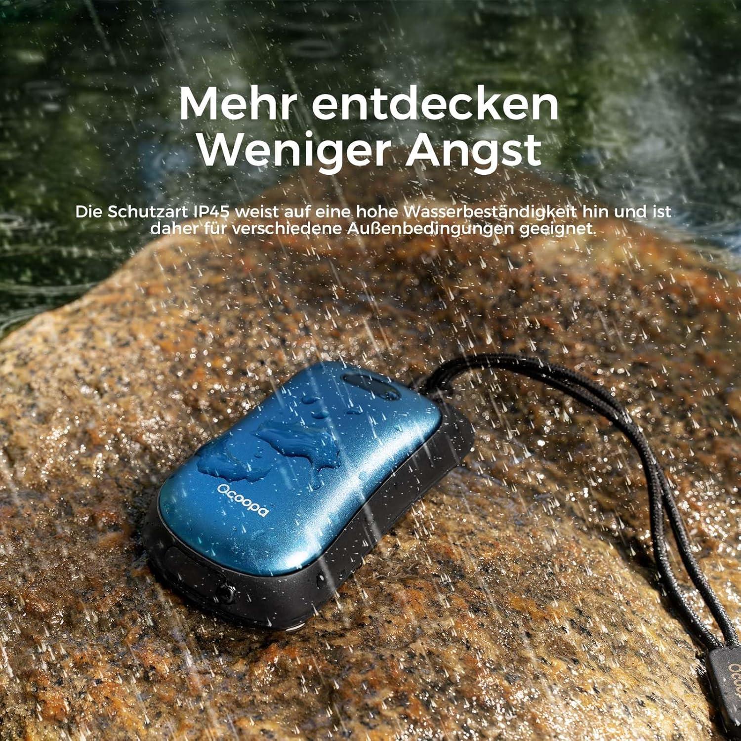 Wiederaufladbarer Magnetischer Handwärmer 2er-Pack IP45 Marineblau