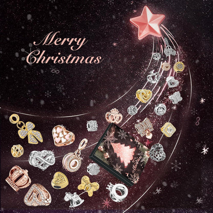Adventskalender Mädchen Schmuck 2024 - DIY Charm Armband Kit