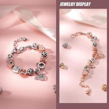 Adventskalender Mädchen Schmuck 2024 - DIY Charm Armband Kit