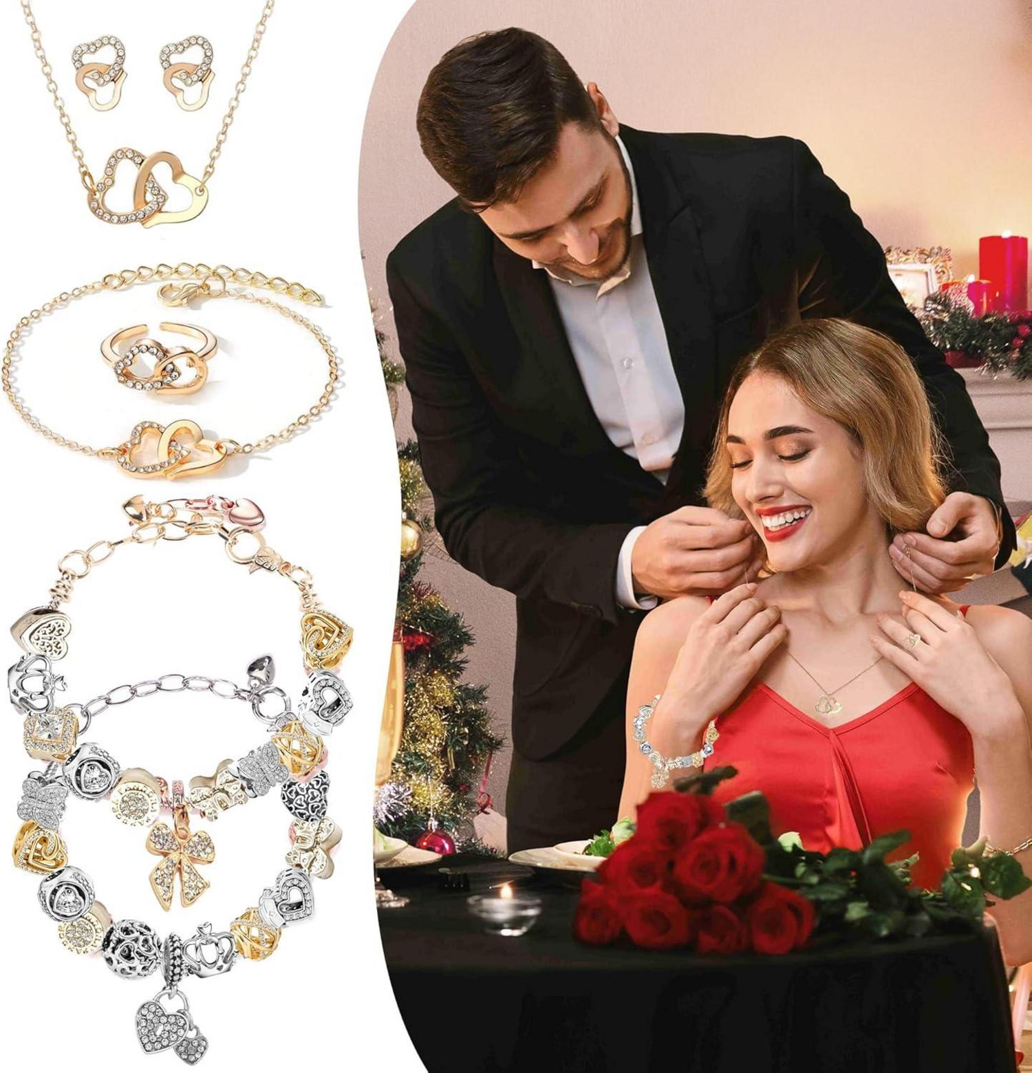 Adventskalender Mädchen Schmuck 2024 DIY-Set Weihnachtsgeschenk Kinder Teenager