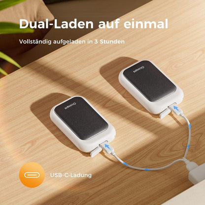Handwärmer Wiederaufladbar Elektrisch 2er-Pack Magnetisch Outdoor wasserdicht