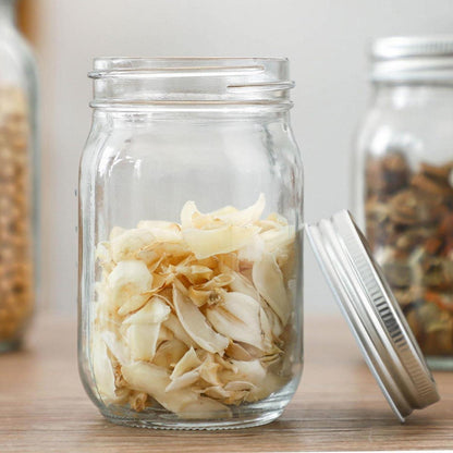 6er Pack Einmachgläser 500ml Mason Jar Übernacht-Oats Vorratsgläser