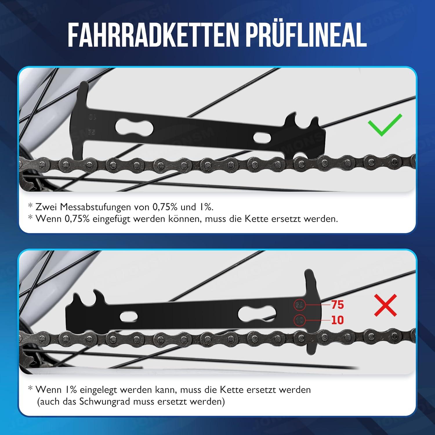 Fahrrad Kettennieter Zange Kettenschloss Set 6-12 Fach Reparatur Werkzeug