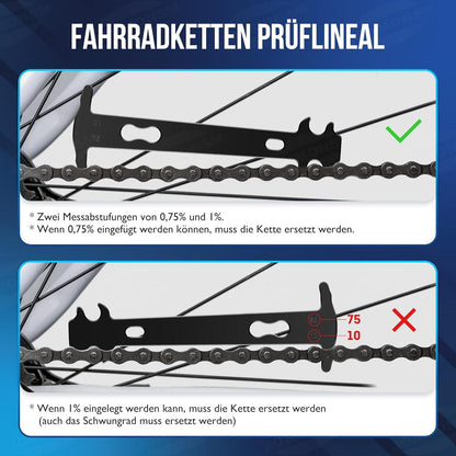 Fahrrad Kettennieter Zange Kettenschloss Set 6-12 Fach Reparatur Werkzeug