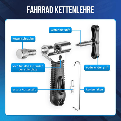 Fahrrad Kettennieter Zange Kettenschloss 4 Paar Nieten Set Werkzeug