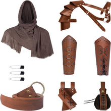 Ritterkostüm Set Mittelalter Zubehör Halloween Armschützer