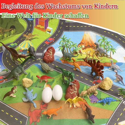 Adventskalender 2024 Dinosaurier Spielzeug Geschenk für