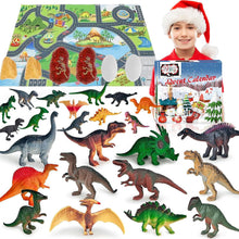 Brezoy Adventskalender Dinosaurier Spielzeug für Kinder 2024