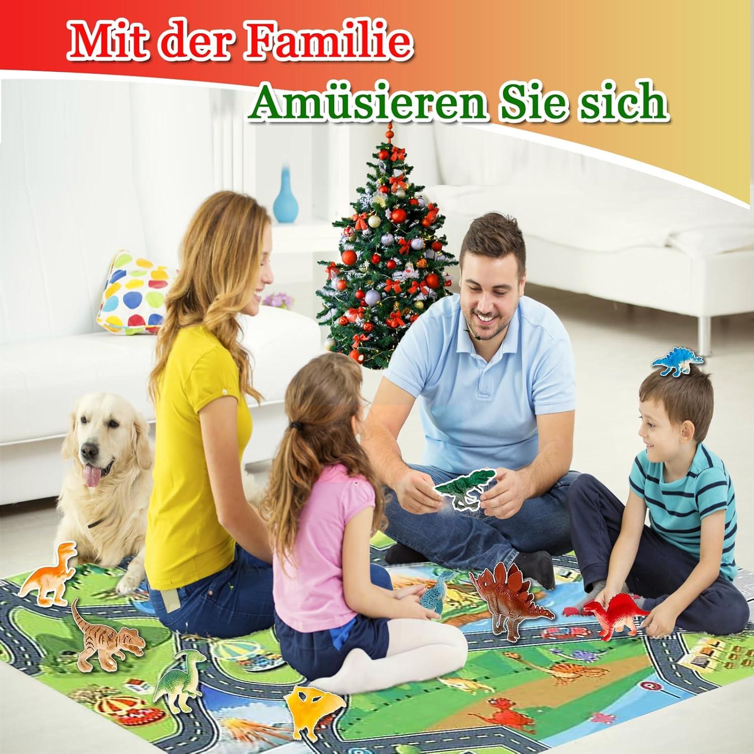 Brezoy Adventskalender Dinosaurier Spielzeug für Kinder 2024
