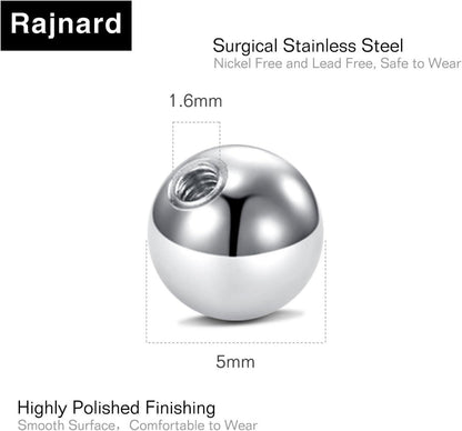 Zungenpiercing Kunststoff Klar Bioflex Zunge Piercing Schmuck 14g