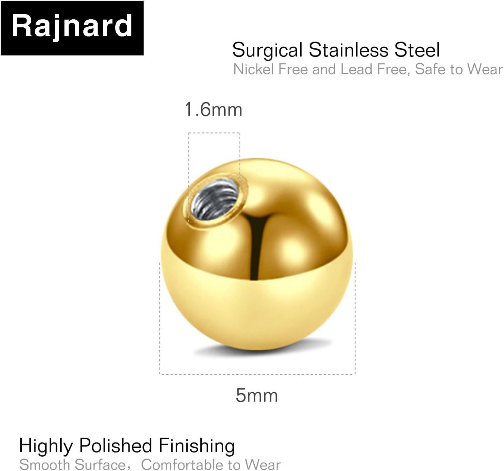 Klarer Bioflex Zungenpiercing Kunststoff 12-38mm 14g