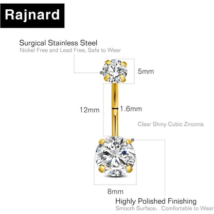 Bauchnabelpiercing Schmetterling Gold Silber Chirurgenstahl 12mm