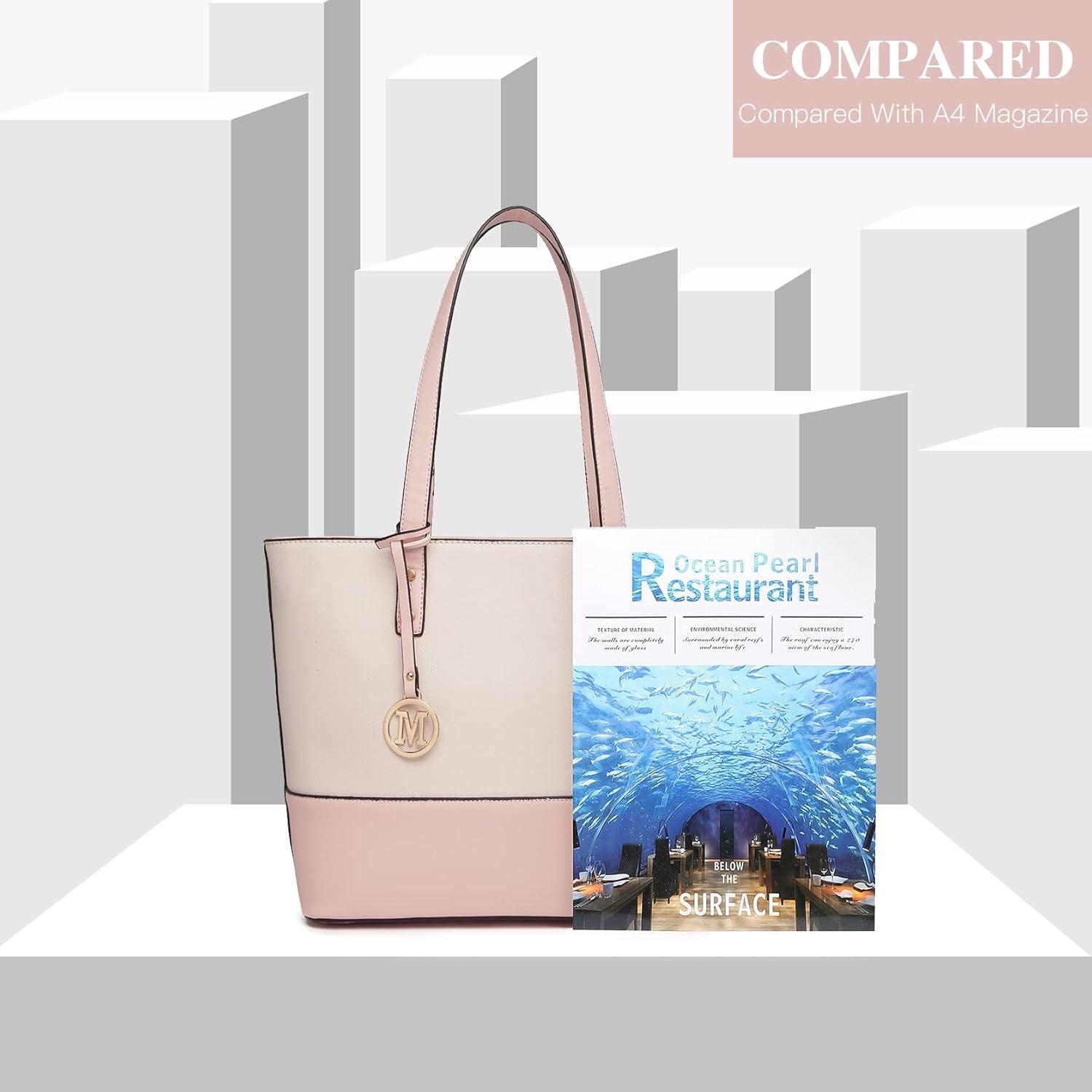 Damen Handtasche Set große Shopper Umhängetasche Geldbörse mit Quaste