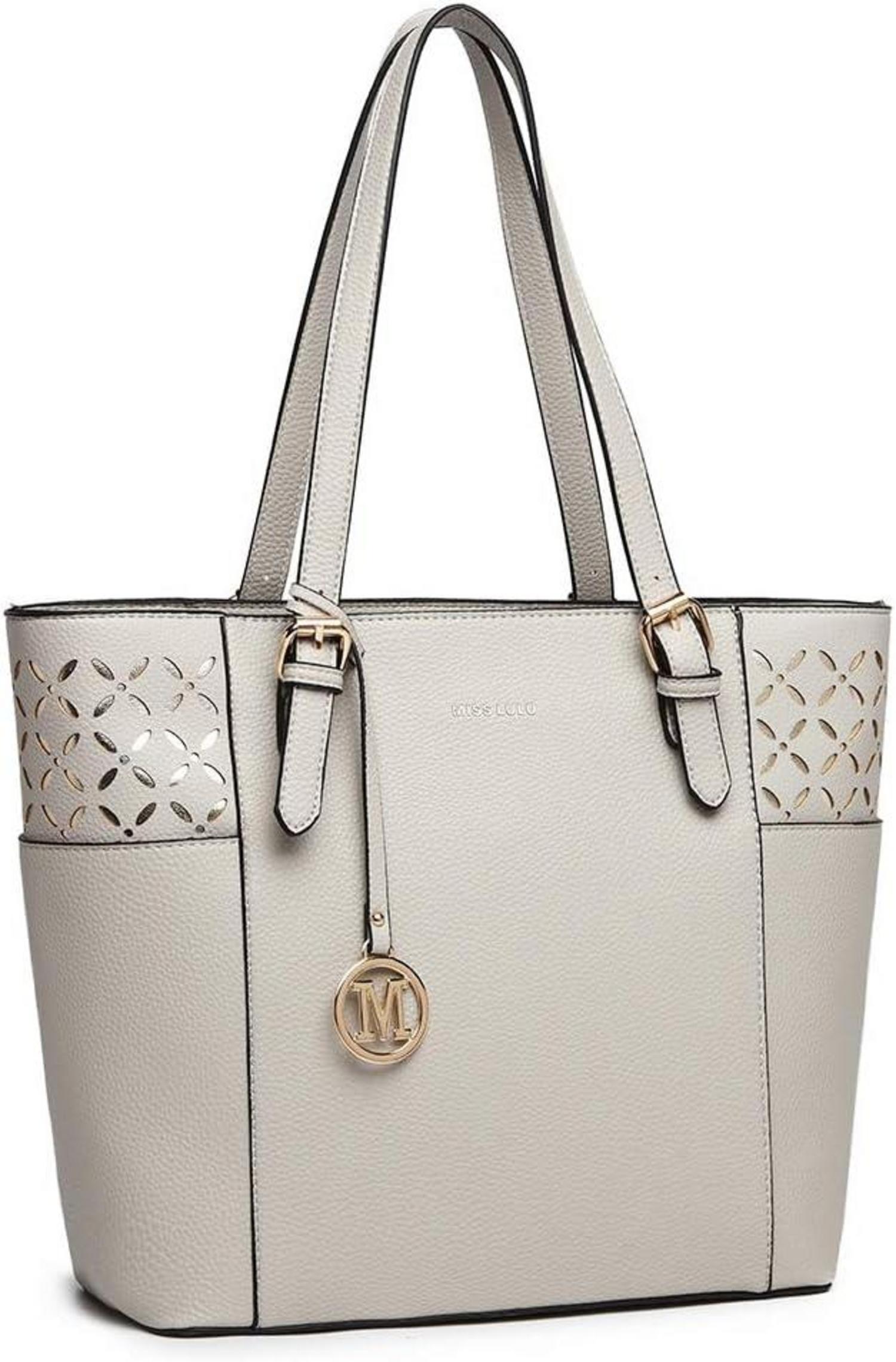 Großer Damen Shopper aus PU-Leder für Schule und Arbeit