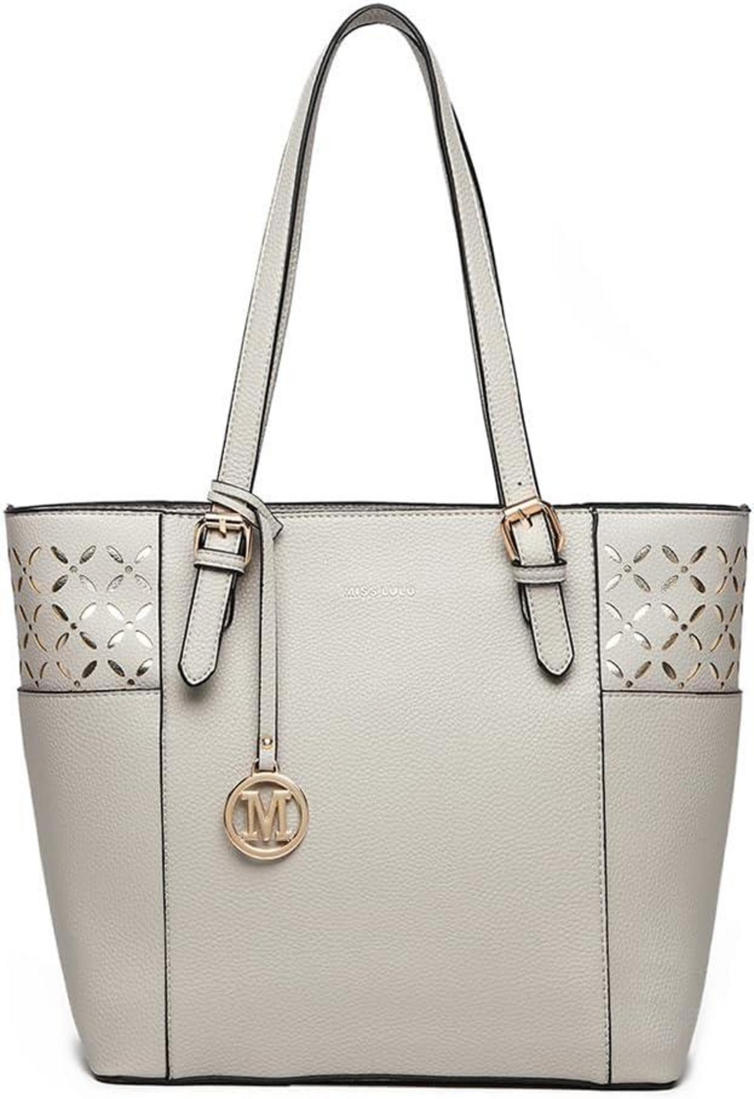 Miss Lulu Damen Handtasche Groß Shopper Schultertasche