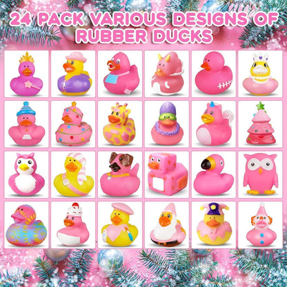 Adventskalender 2024 für Kinder mit 24 Gummienten GmbH