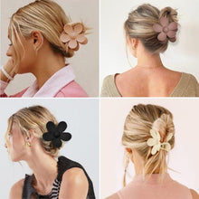 6er Set Blumen-Haarklammern für dickes und dünnes Haar