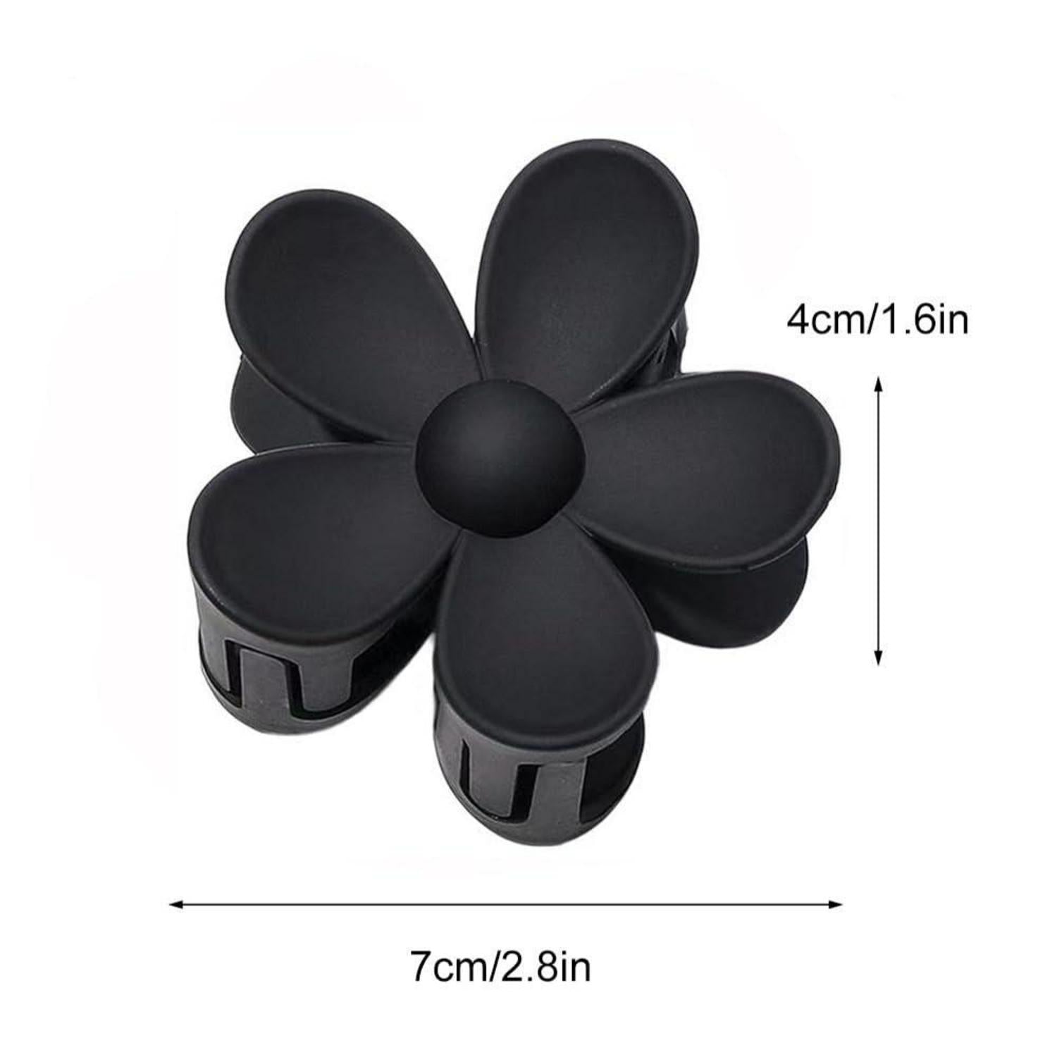 6 Blumen-Haarklammern für dickes dünnes Haar, rutschfeste Blume Clips, Haarstyling Zubehör